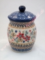 Orig. Bunzlauer Vorratsdose 0,37 ltr Dekor Cornelia