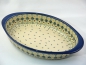 Auflaufform oval Dekor Beate
