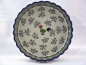 Orig. Bunzlauer Quiche-Form Dekor Bianca