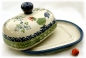 Orig. Bunzlauer Butterdose 1/2, Dekor Bianca