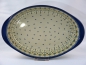 Orig. Bunzlauer Auflaufform oval Dekor Beate