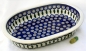 Bunzlauer Keramik Auflaufform oval 32 cm im Dekor Pfauenauge