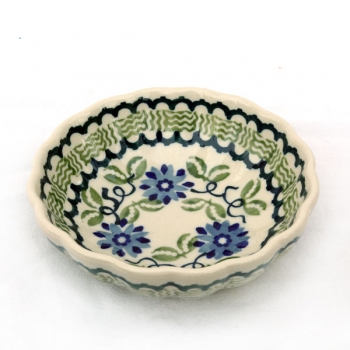 Orig. Bunzlauer Muschelschale 13 cm Dekor Andrea