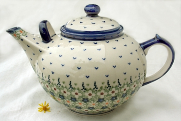 Original Bunzlauer Keramik Teekanne 2,7 Liter Dekor  Beate