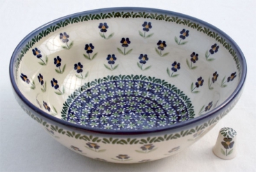 Original BUnzlauer Keramik Schale Dekor Angelika