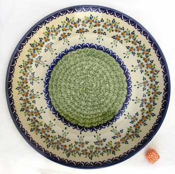 Bunzlauer Keramik Teller 25 cm Dekor Barbara